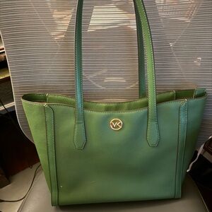 Chic Green Tote Bag by Michael Kors